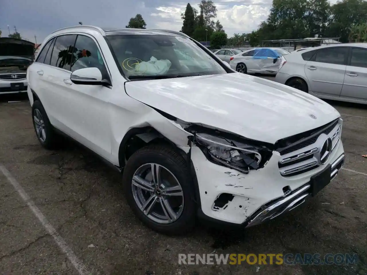 1 Photograph of a damaged car W1N0G8DB3NV328716 MERCEDES-BENZ GLC-CLASS 2022