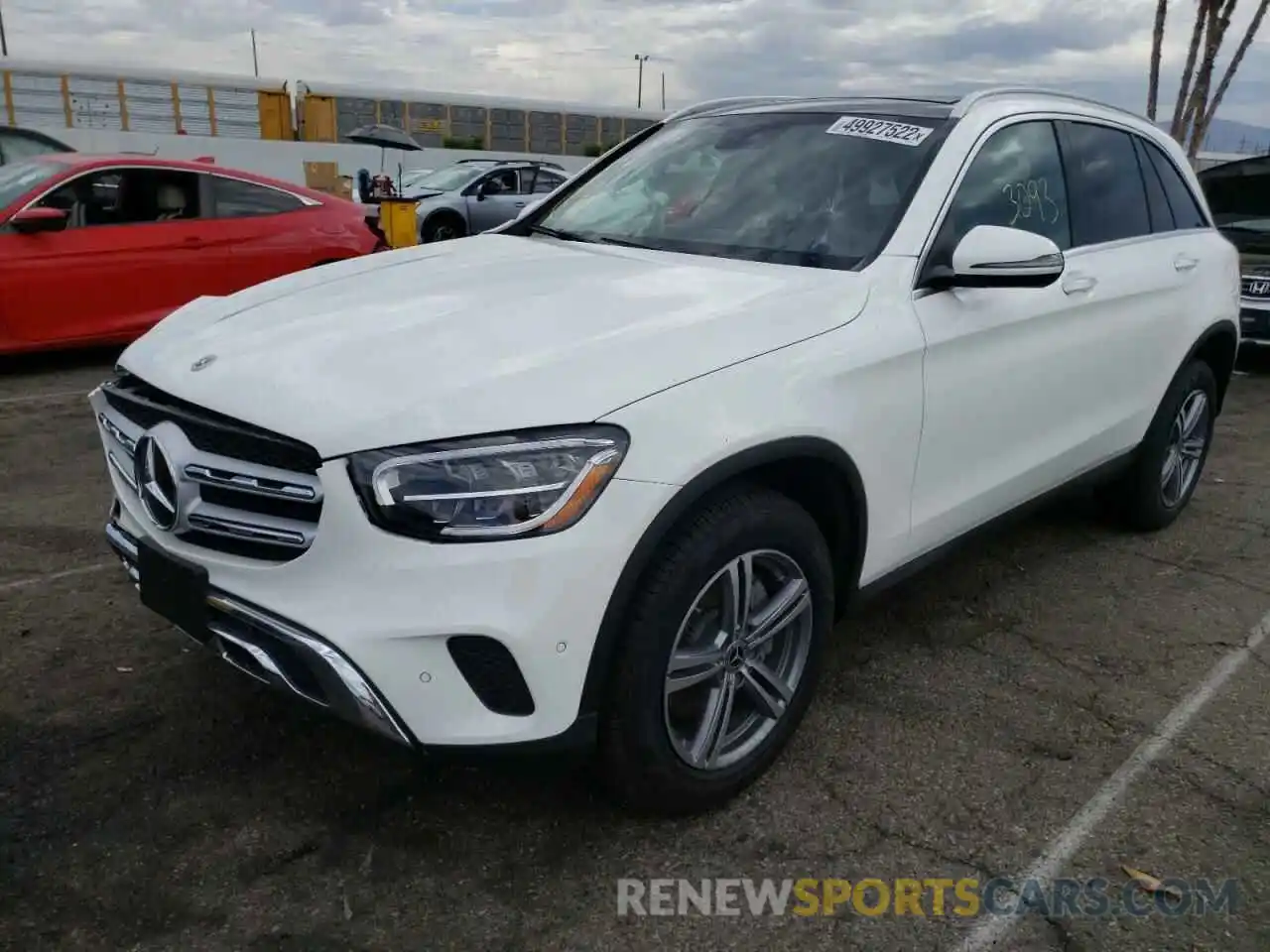 2 Фотография поврежденного автомобиля W1N0G8DB3NV328716 MERCEDES-BENZ GLC-CLASS 2022