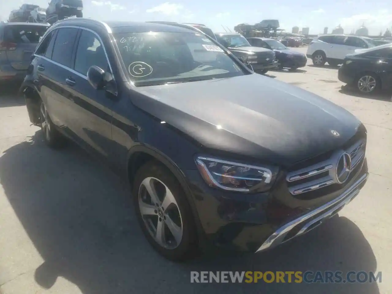 1 Photograph of a damaged car W1N0G8DB4NV328563 MERCEDES-BENZ GLC-CLASS 2022