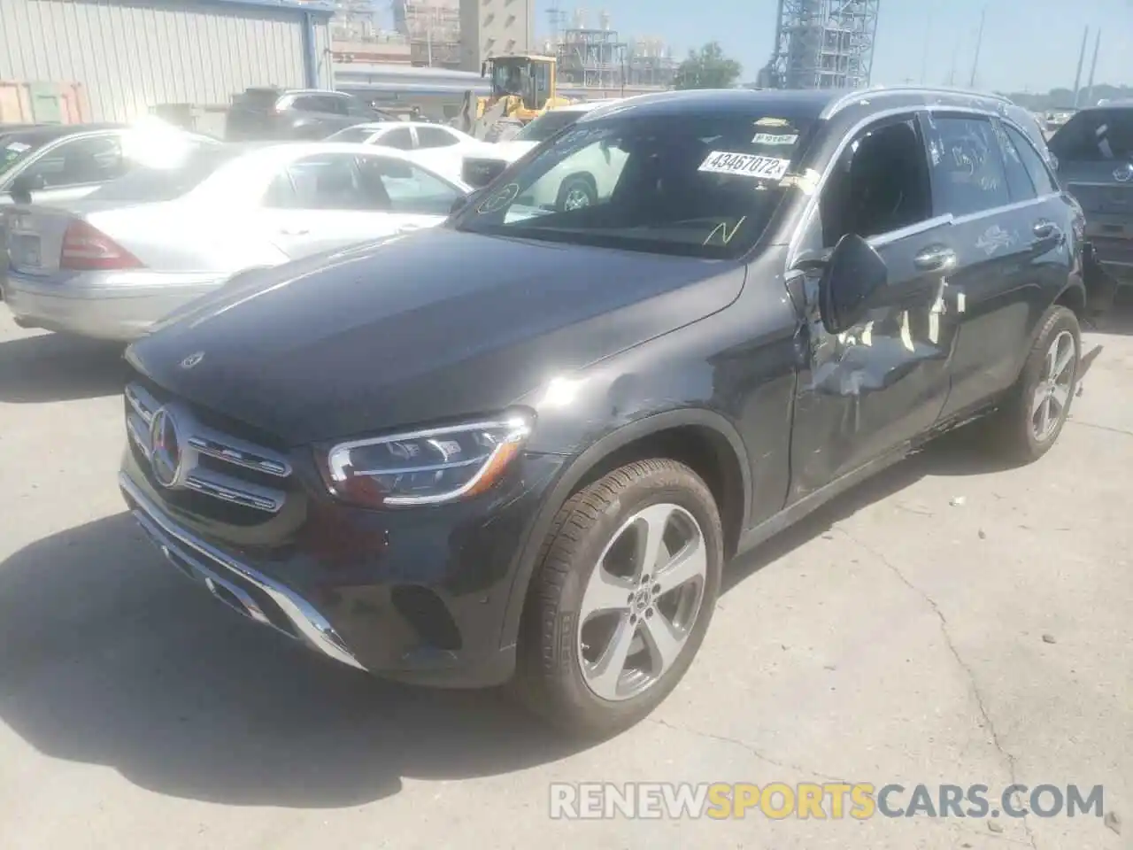 2 Фотография поврежденного автомобиля W1N0G8DB4NV328563 MERCEDES-BENZ GLC-CLASS 2022