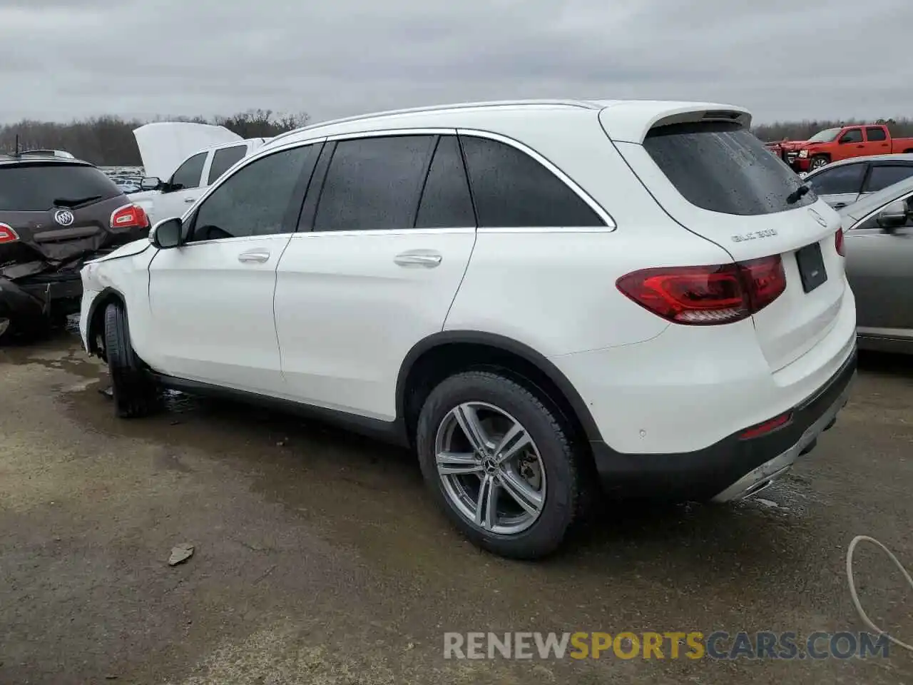 2 Photograph of a damaged car W1N0G8DB4NV397799 MERCEDES-BENZ GLC-CLASS 2022