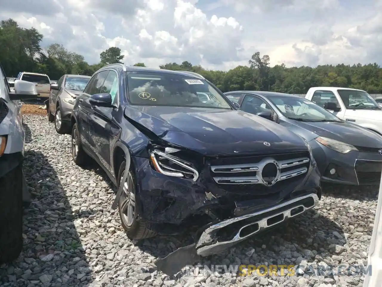 1 Фотография поврежденного автомобиля W1N0G8DB5NG027319 MERCEDES-BENZ GLC-CLASS 2022