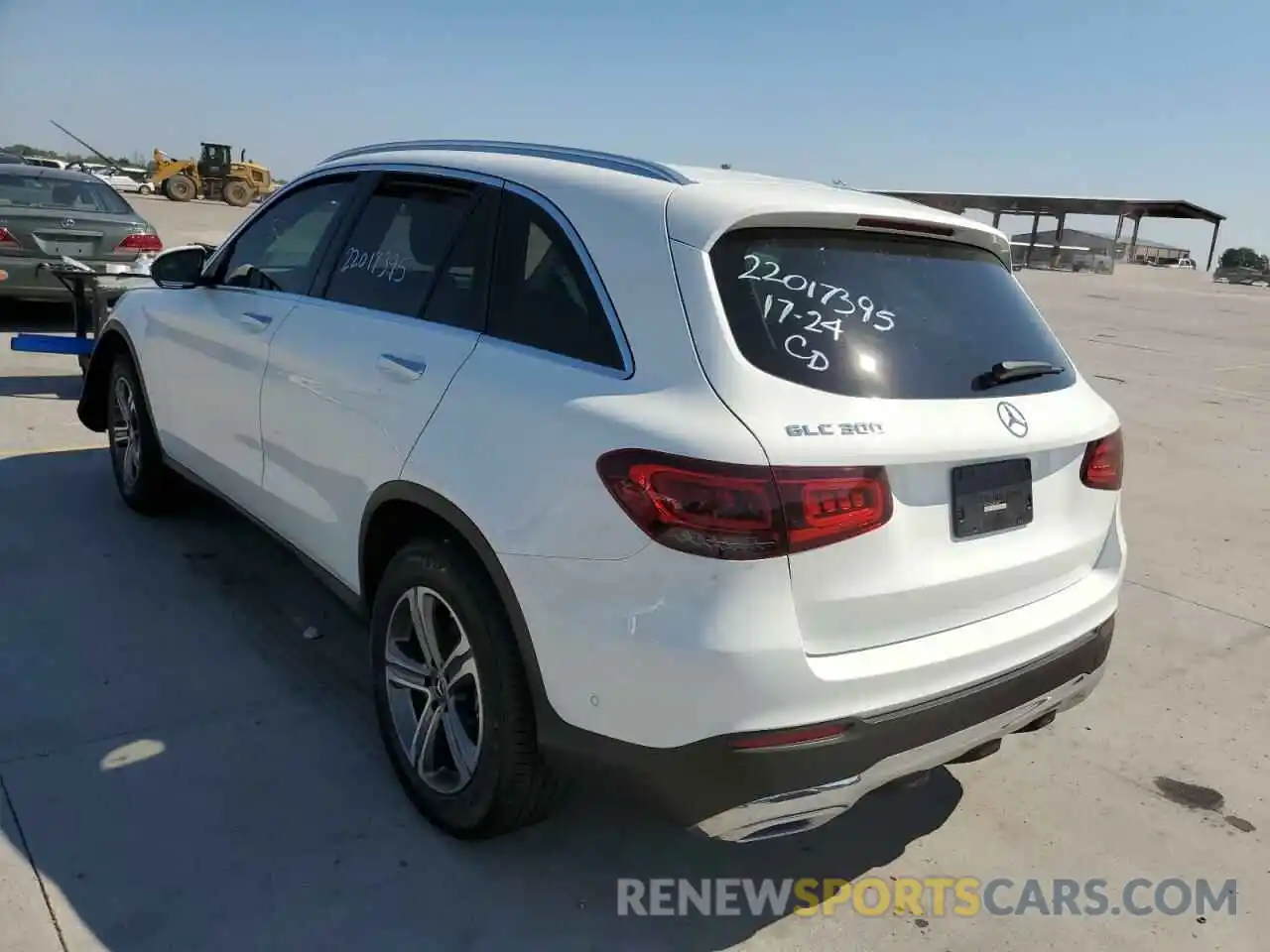 3 Photograph of a damaged car W1N0G8DB5NG030558 MERCEDES-BENZ GLC-CLASS 2022