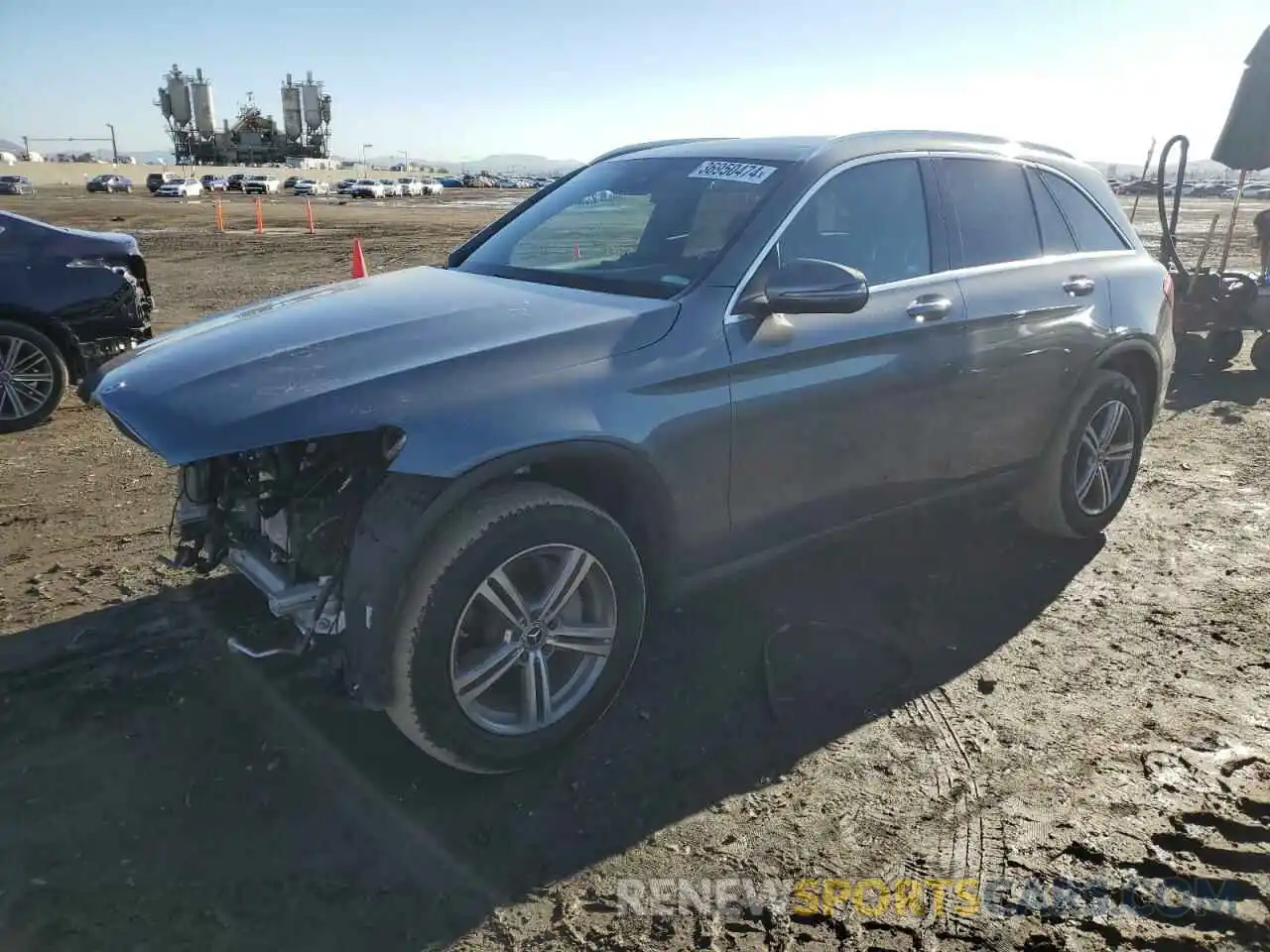 1 Photograph of a damaged car W1N0G8DB6NV325227 MERCEDES-BENZ GLC-CLASS 2022