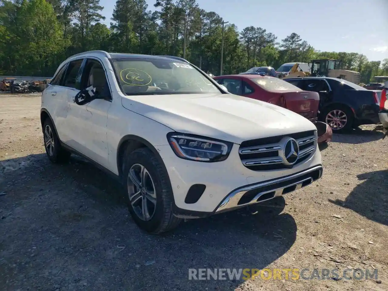 1 Photograph of a damaged car W1N0G8DB6NV326927 MERCEDES-BENZ GLC-CLASS 2022