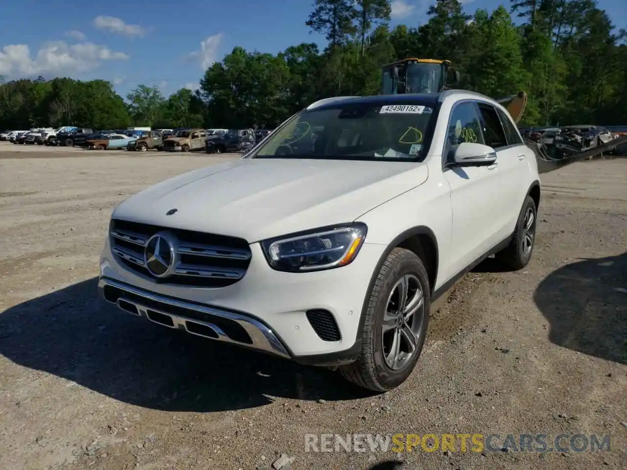 2 Photograph of a damaged car W1N0G8DB6NV326927 MERCEDES-BENZ GLC-CLASS 2022