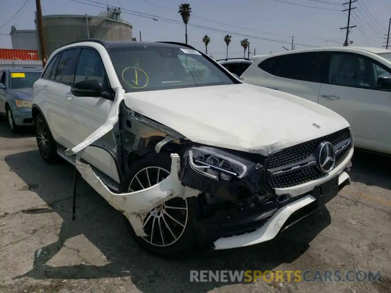 1 Photograph of a damaged car W1N0G8DB7NV345664 MERCEDES-BENZ GLC-CLASS 2022