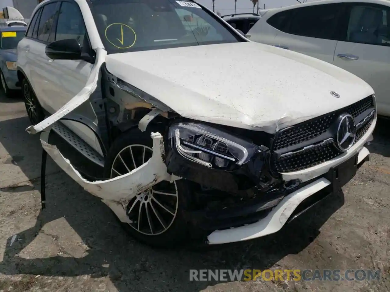 9 Photograph of a damaged car W1N0G8DB7NV345664 MERCEDES-BENZ GLC-CLASS 2022