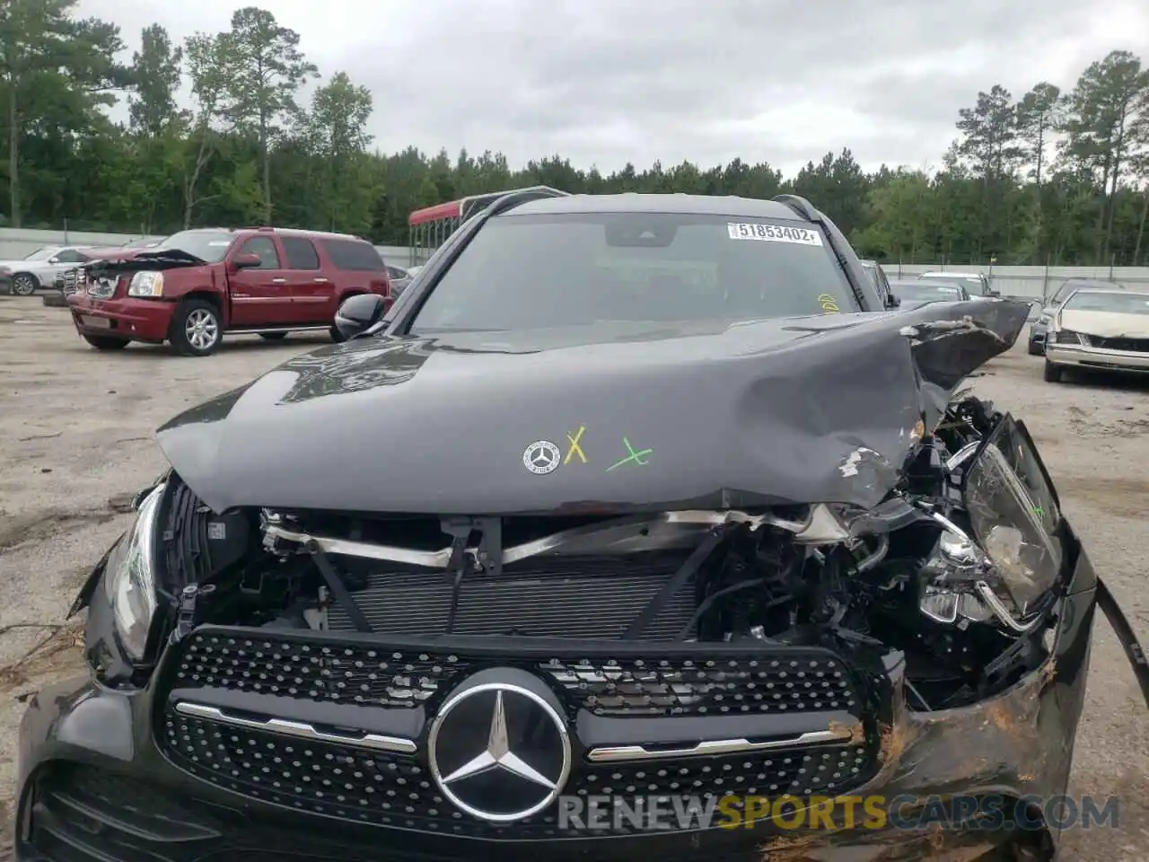 7 Photograph of a damaged car W1N0G8DB9NV335573 MERCEDES-BENZ GLC-CLASS 2022