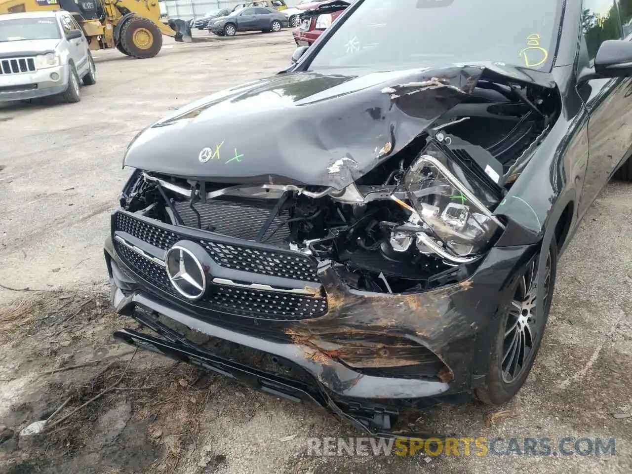 9 Photograph of a damaged car W1N0G8DB9NV335573 MERCEDES-BENZ GLC-CLASS 2022