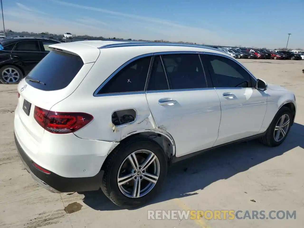 3 Photograph of a damaged car W1N0G8DB9NV392288 MERCEDES-BENZ GLC-CLASS 2022