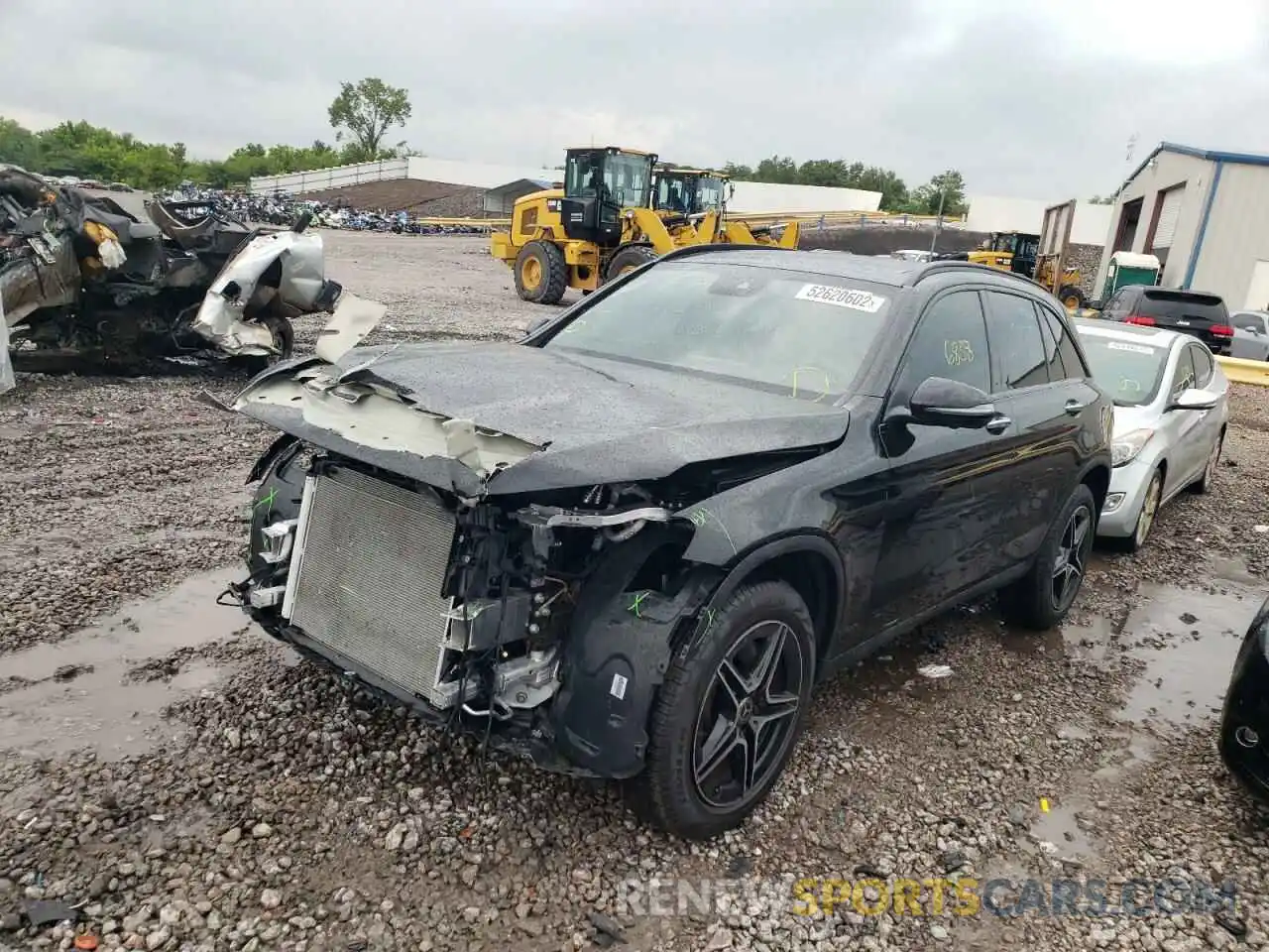 2 Фотография поврежденного автомобиля W1N0G8DBXNV325537 MERCEDES-BENZ GLC-CLASS 2022