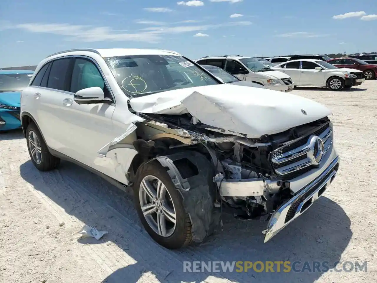 1 Photograph of a damaged car W1N0G8DBXNV332732 MERCEDES-BENZ GLC-CLASS 2022