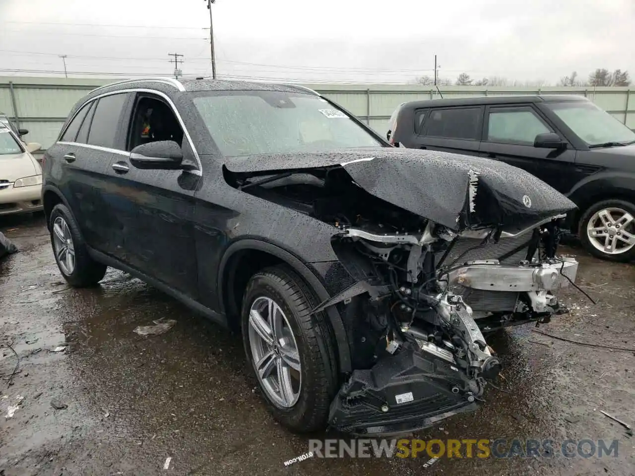 1 Photograph of a damaged car W1N0G8EB0NV339199 MERCEDES-BENZ GLC-CLASS 2022