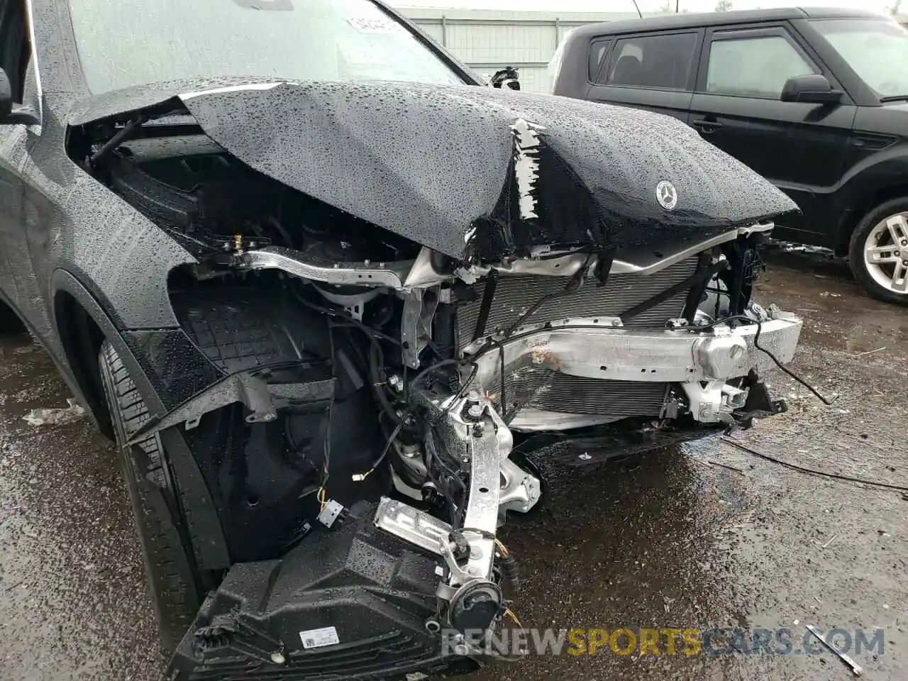 9 Photograph of a damaged car W1N0G8EB0NV339199 MERCEDES-BENZ GLC-CLASS 2022