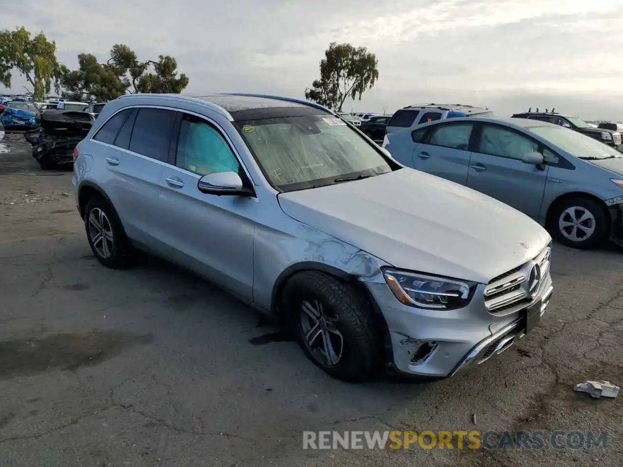 1 Photograph of a damaged car W1N0G8EB1NG042236 MERCEDES-BENZ GLC-CLASS 2022