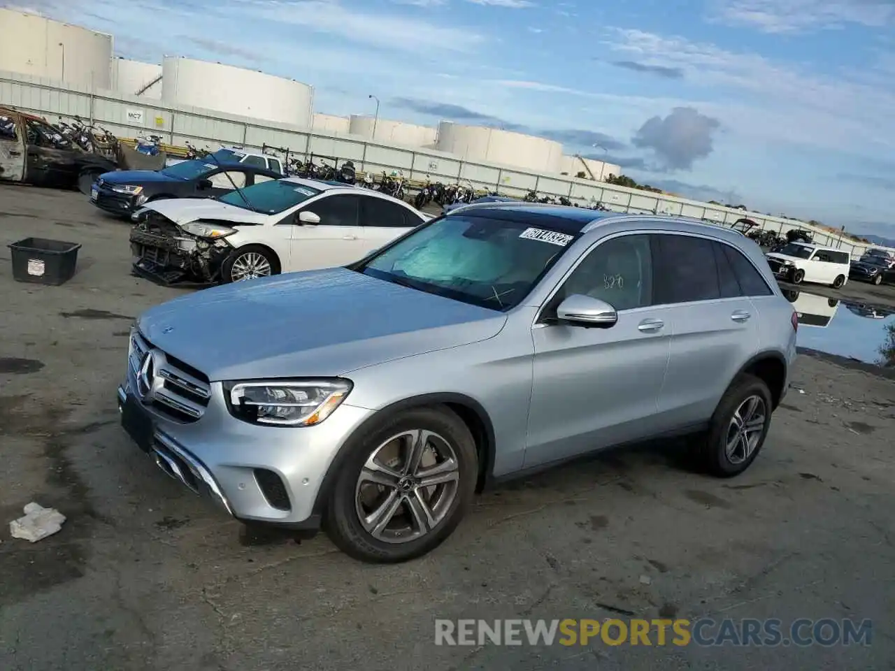 2 Photograph of a damaged car W1N0G8EB1NG042236 MERCEDES-BENZ GLC-CLASS 2022