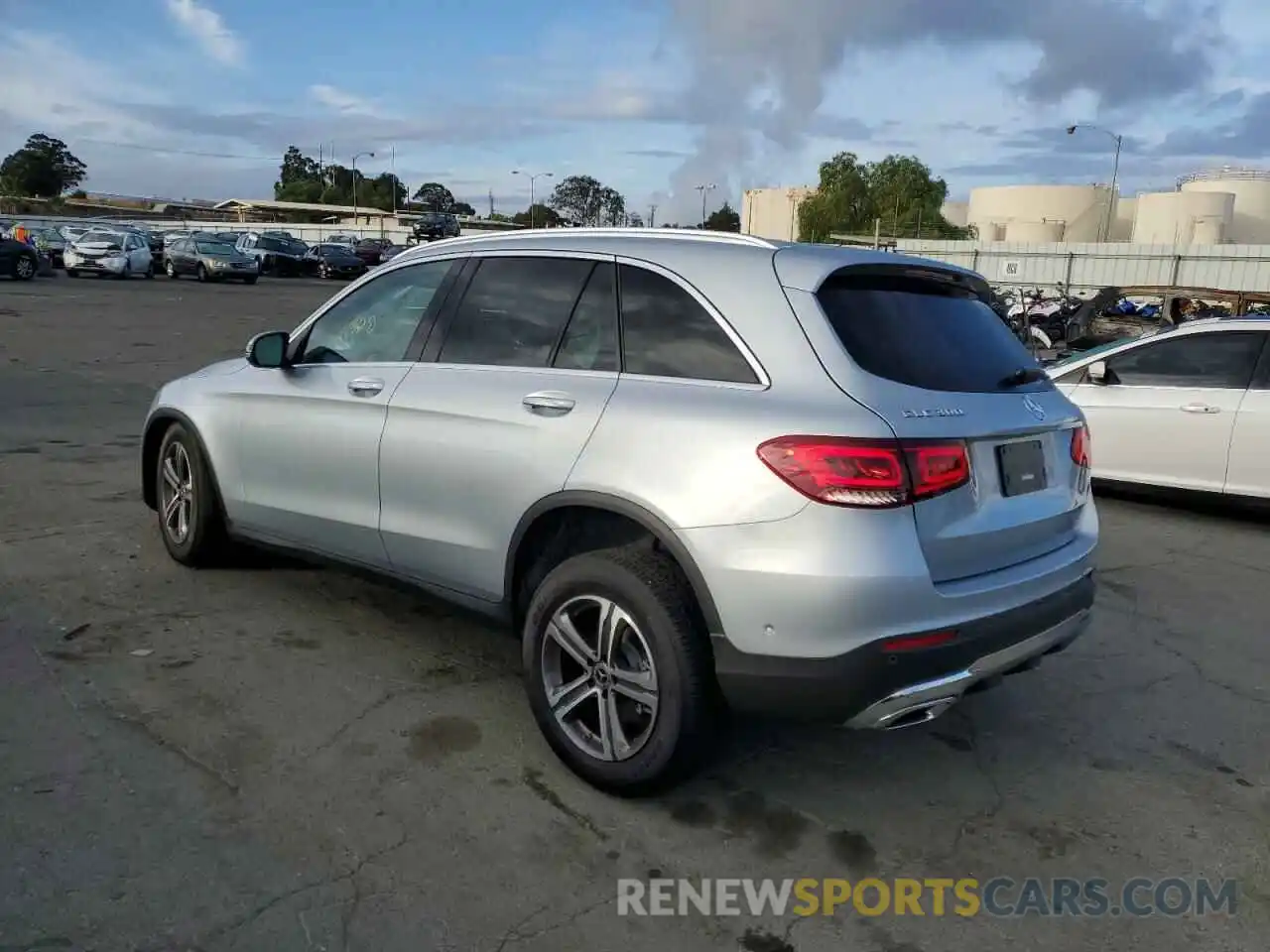 3 Photograph of a damaged car W1N0G8EB1NG042236 MERCEDES-BENZ GLC-CLASS 2022