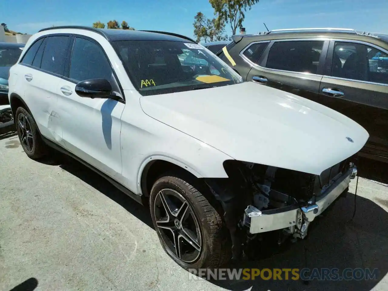 1 Photograph of a damaged car W1N0G8EB1NG061871 MERCEDES-BENZ GLC-CLASS 2022