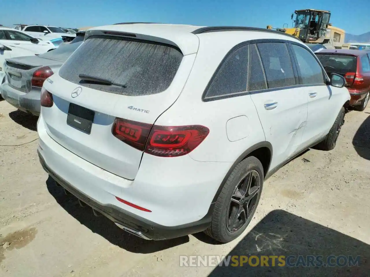 4 Photograph of a damaged car W1N0G8EB1NG061871 MERCEDES-BENZ GLC-CLASS 2022