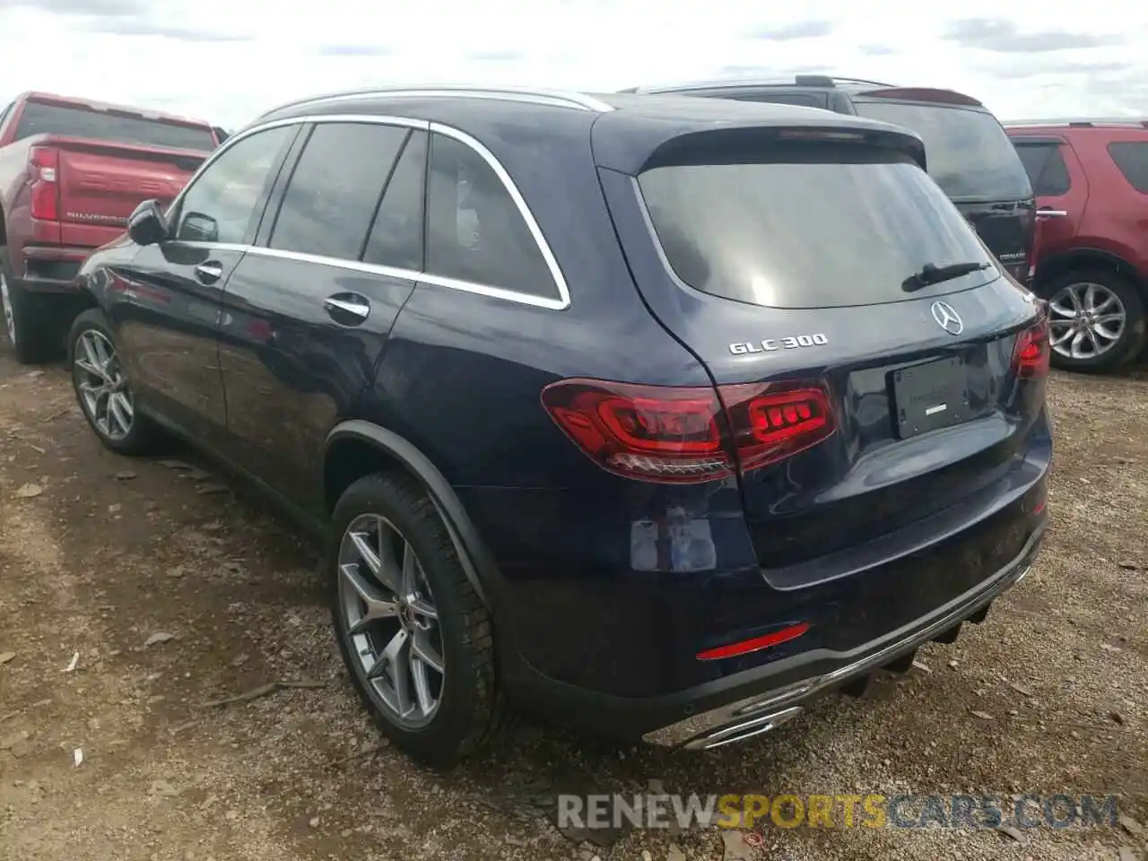 3 Photograph of a damaged car W1N0G8EB1NG090819 MERCEDES-BENZ GLC-CLASS 2022