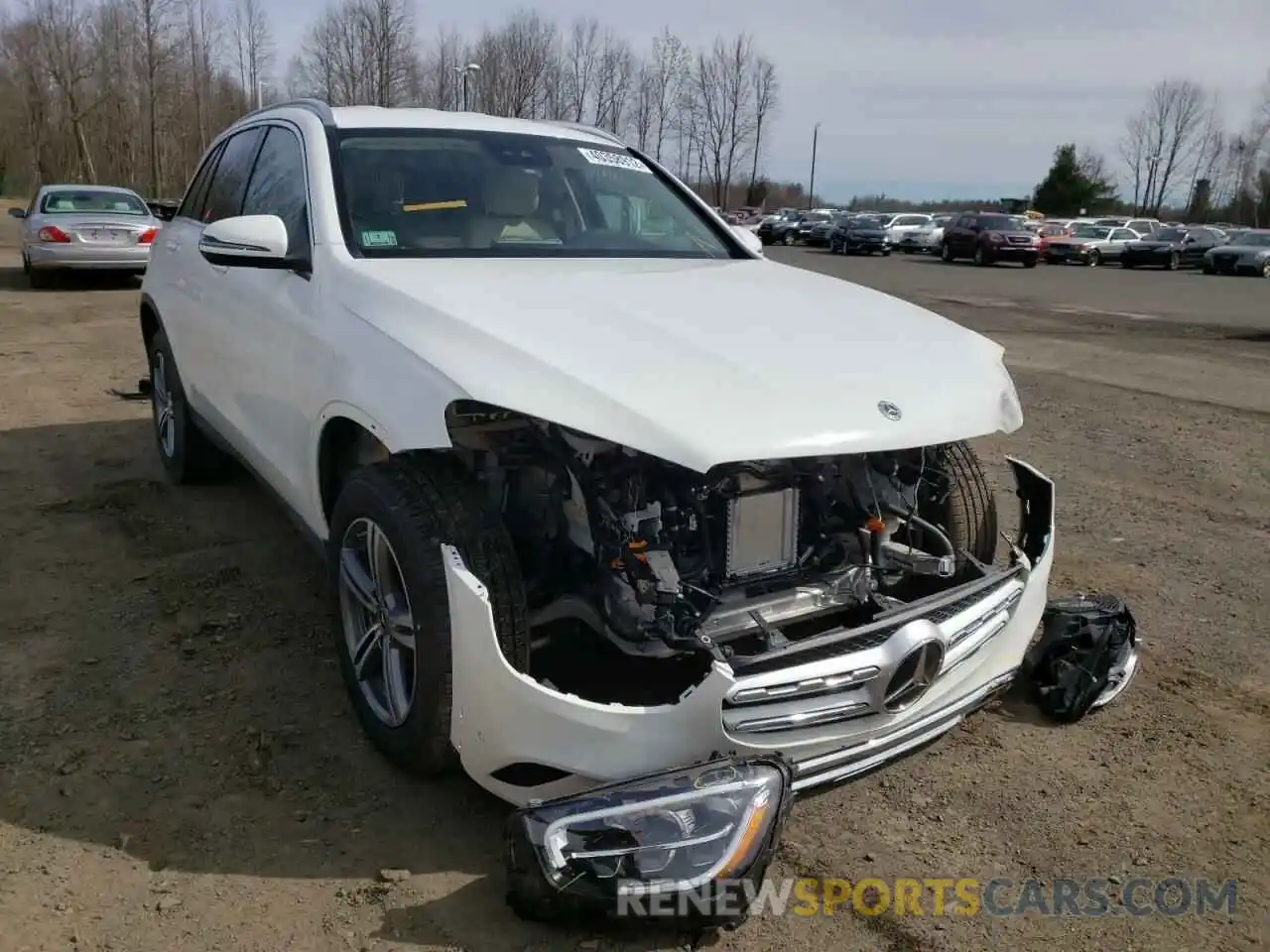 1 Photograph of a damaged car W1N0G8EB1NV339499 MERCEDES-BENZ GLC-CLASS 2022