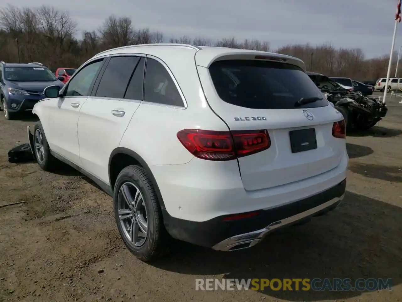 3 Photograph of a damaged car W1N0G8EB1NV339499 MERCEDES-BENZ GLC-CLASS 2022