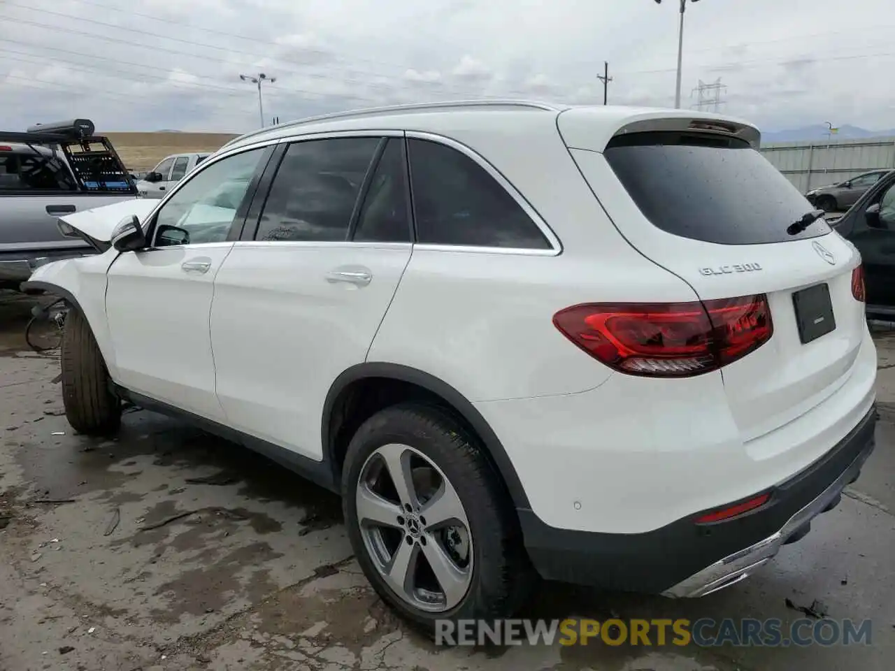 2 Фотография поврежденного автомобиля W1N0G8EB2NV334456 MERCEDES-BENZ GLC-CLASS 2022