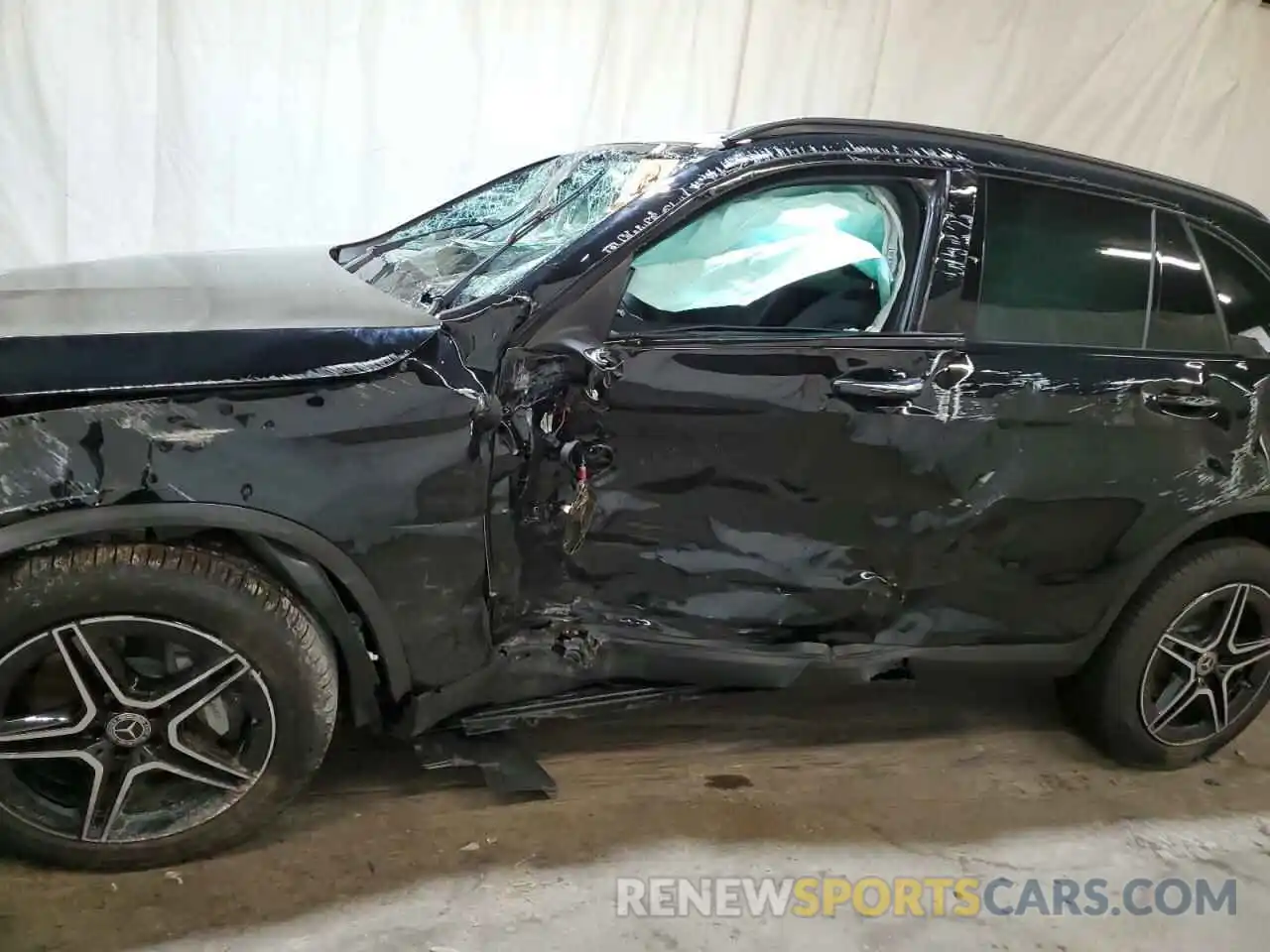 9 Photograph of a damaged car W1N0G8EB2NV383849 MERCEDES-BENZ GLC-CLASS 2022