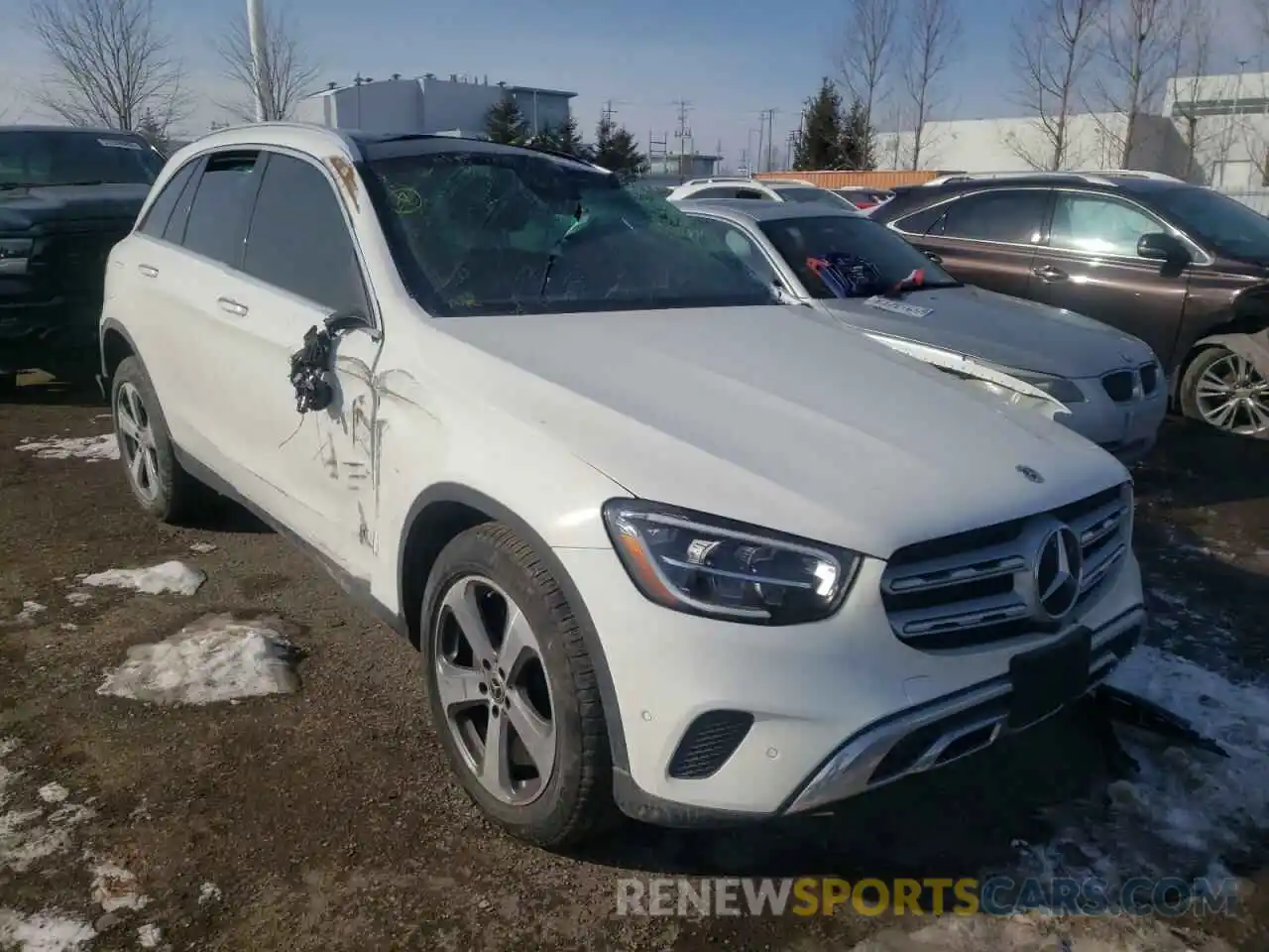 1 Photograph of a damaged car W1N0G8EB3NV332361 MERCEDES-BENZ GLC-CLASS 2022