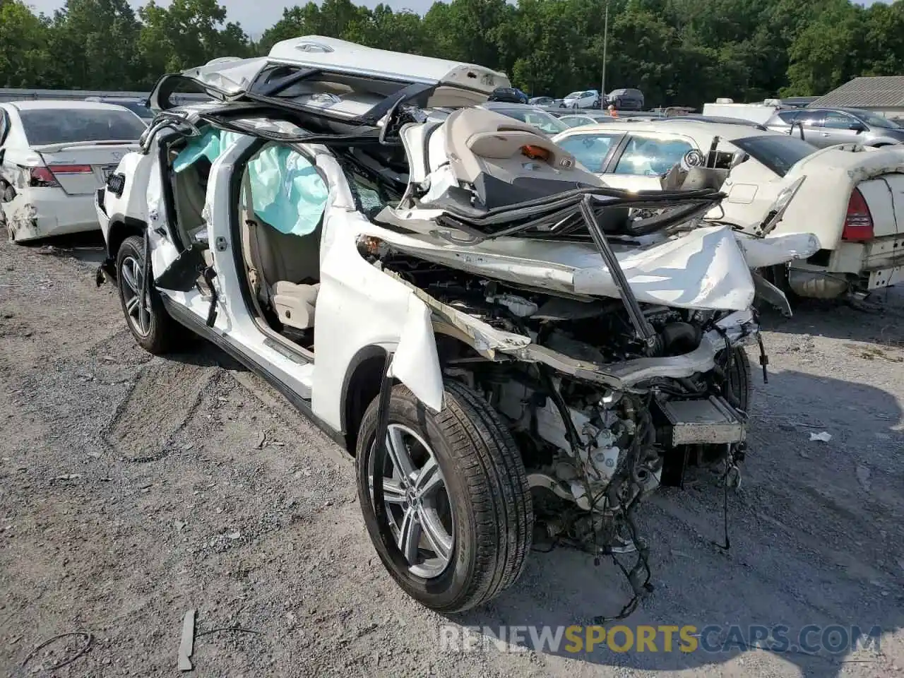 1 Photograph of a damaged car W1N0G8EB3NV364744 MERCEDES-BENZ GLC-CLASS 2022