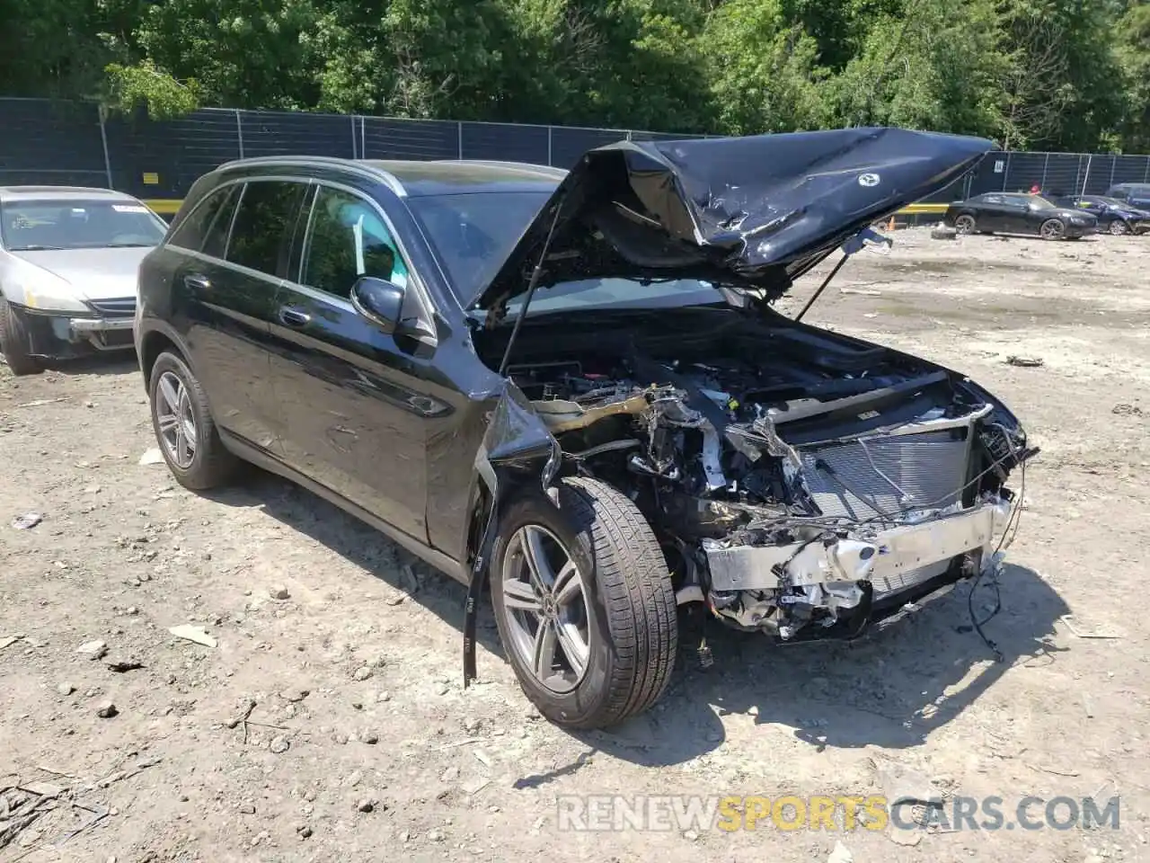 1 Photograph of a damaged car W1N0G8EB3NV387845 MERCEDES-BENZ GLC-CLASS 2022