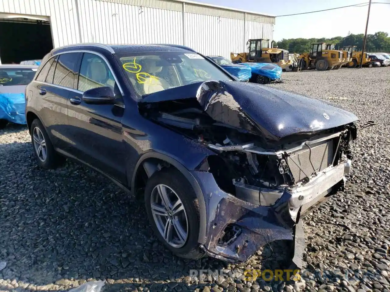 1 Photograph of a damaged car W1N0G8EB6NG048615 MERCEDES-BENZ GLC-CLASS 2022