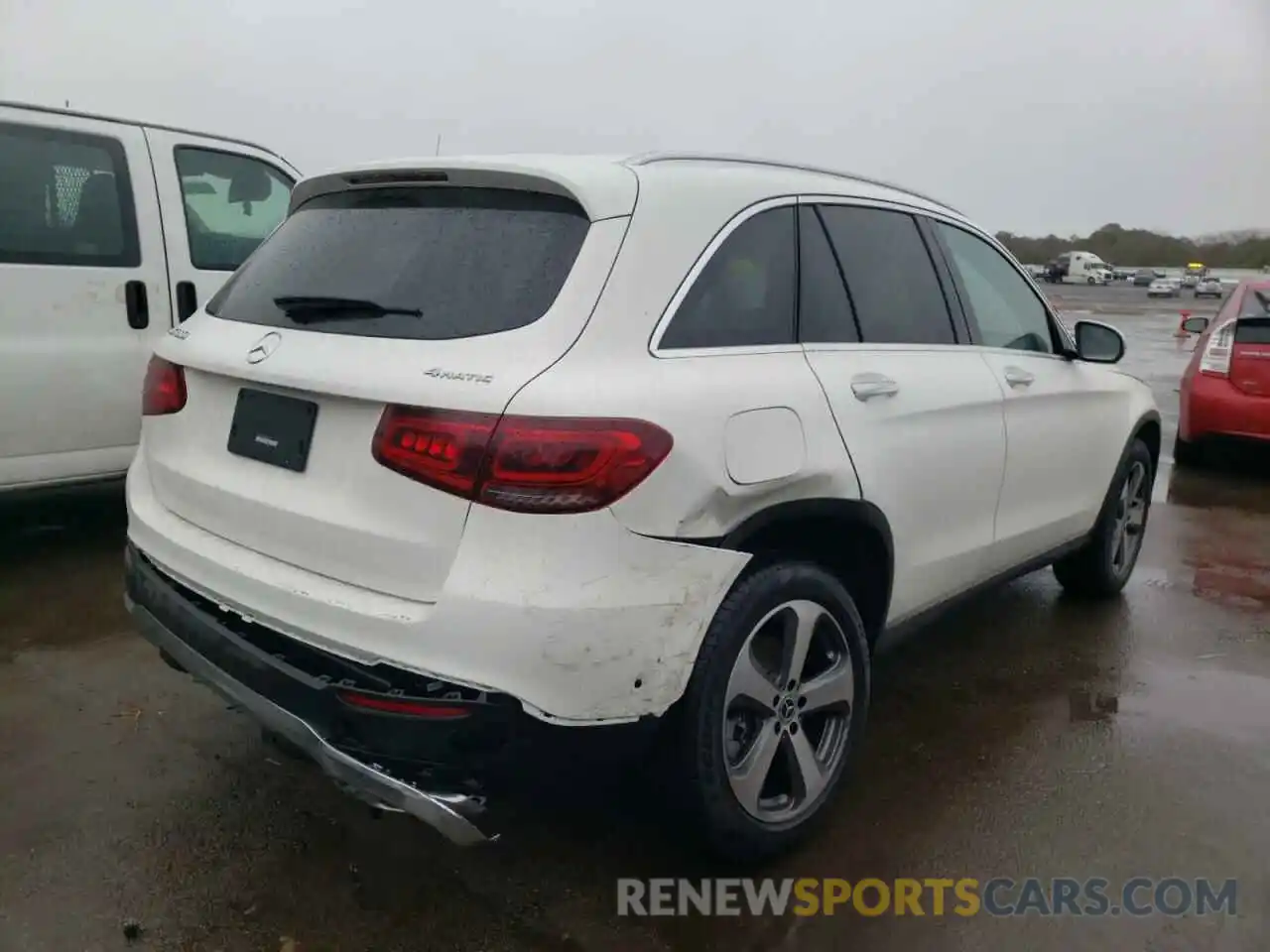 4 Фотография поврежденного автомобиля W1N0G8EB6NV335609 MERCEDES-BENZ GLC-CLASS 2022