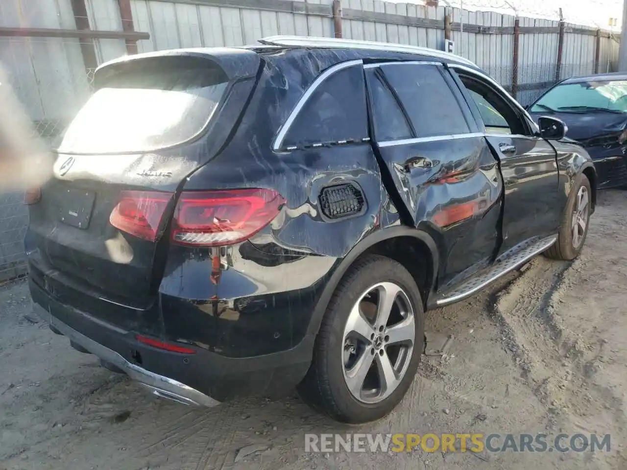 4 Фотография поврежденного автомобиля W1N0G8EB6NV337408 MERCEDES-BENZ GLC-CLASS 2022