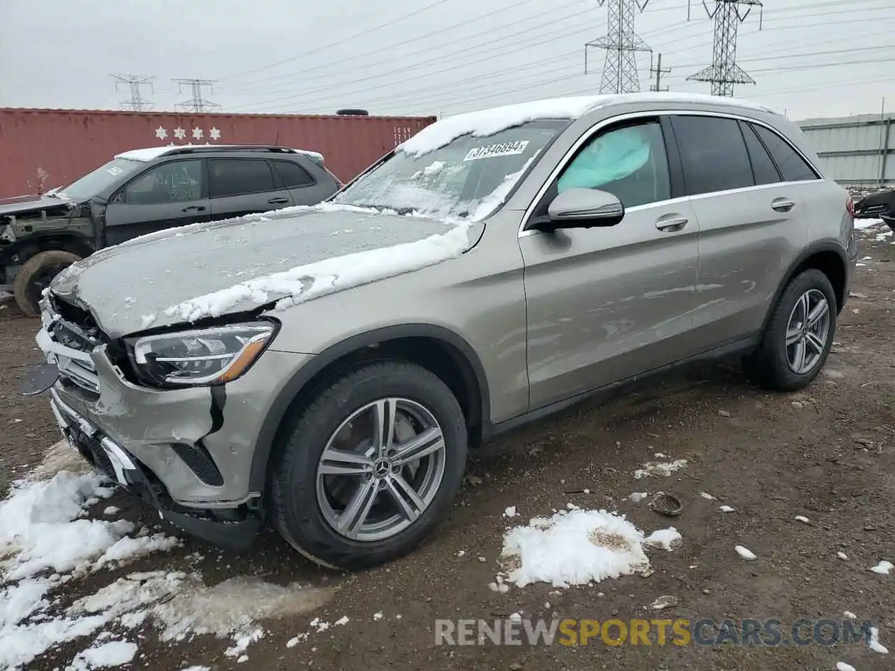 1 Photograph of a damaged car W1N0G8EB6NV344116 MERCEDES-BENZ GLC-CLASS 2022