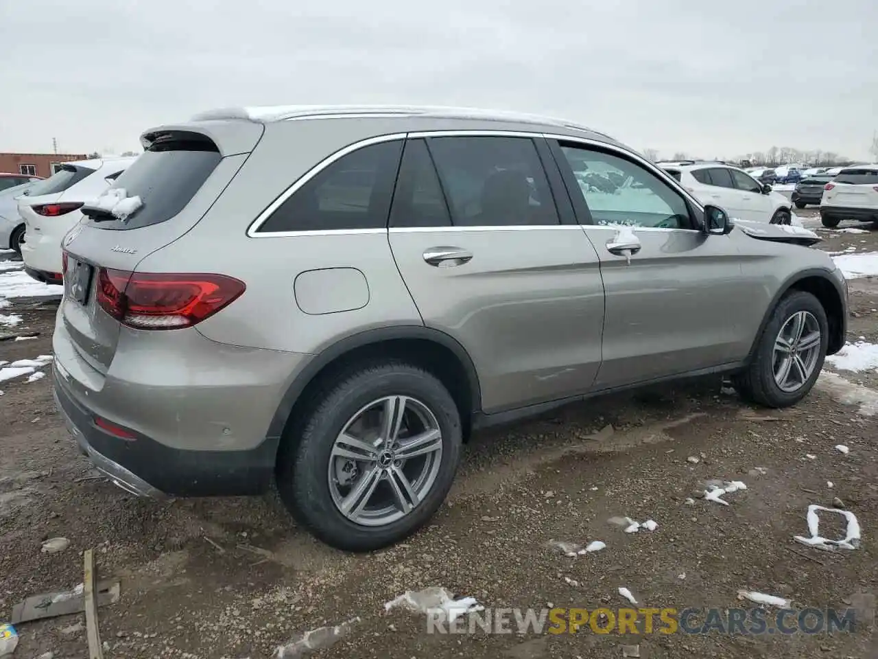 3 Photograph of a damaged car W1N0G8EB6NV344116 MERCEDES-BENZ GLC-CLASS 2022