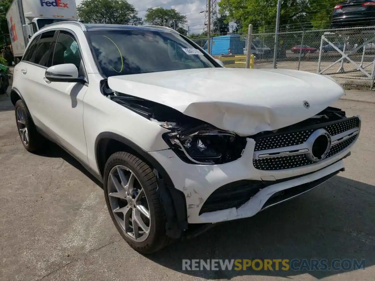 1 Photograph of a damaged car W1N0G8EB6NV353818 MERCEDES-BENZ GLC-CLASS 2022