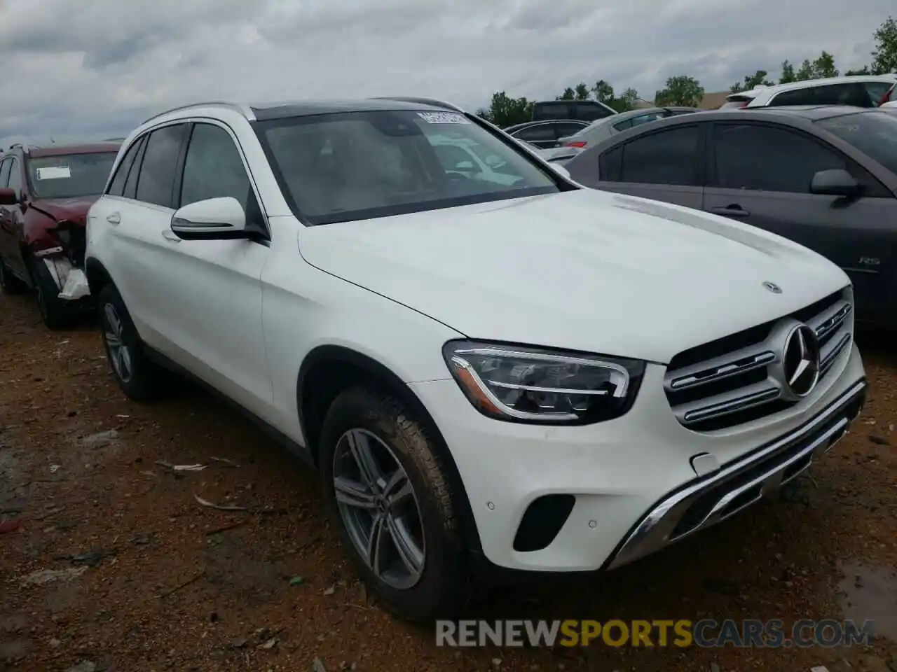 1 Photograph of a damaged car W1N0G8EB6NV368741 MERCEDES-BENZ GLC-CLASS 2022