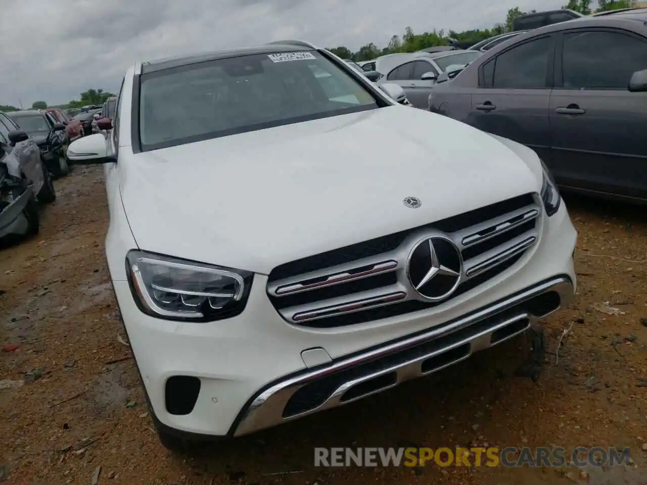 9 Photograph of a damaged car W1N0G8EB6NV368741 MERCEDES-BENZ GLC-CLASS 2022