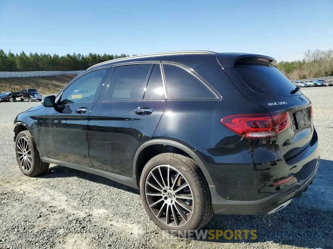 2 Photograph of a damaged car W1N0G8EB6NV374006 MERCEDES-BENZ GLC-CLASS 2022