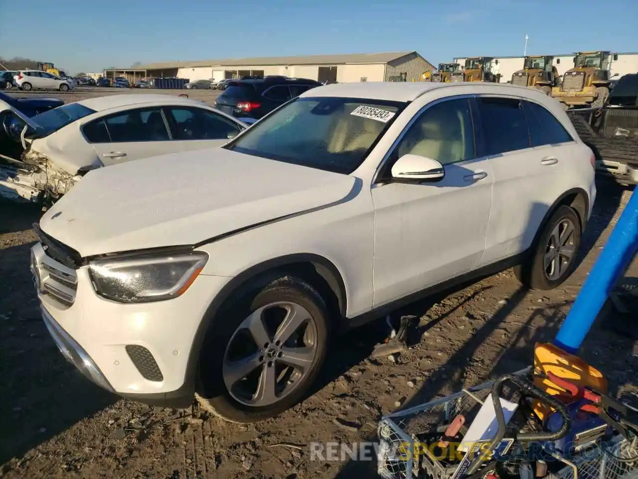 1 Photograph of a damaged car W1N0G8EB7NG070946 MERCEDES-BENZ GLC-CLASS 2022