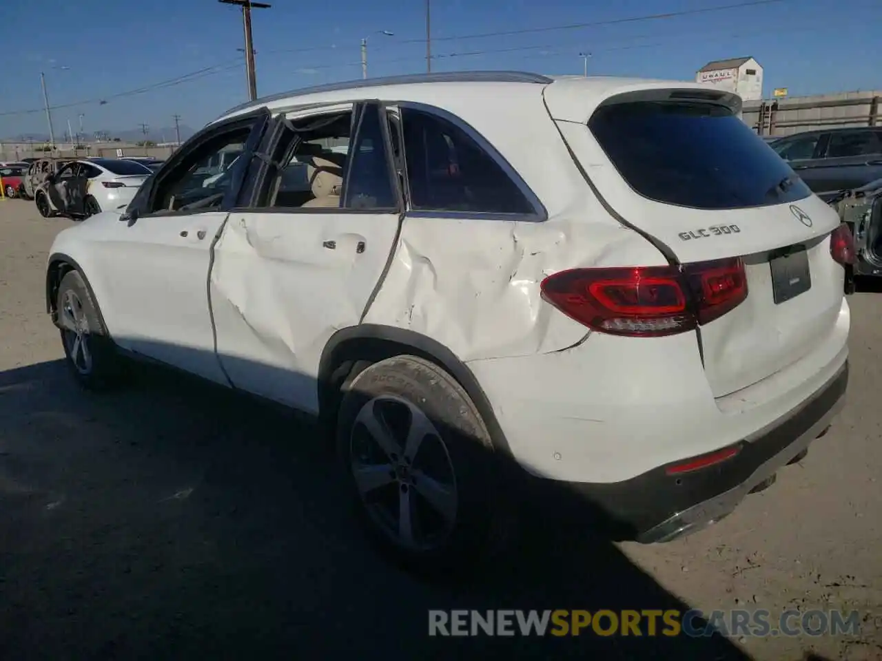 3 Photograph of a damaged car W1N0G8EB7NV337577 MERCEDES-BENZ GLC-CLASS 2022