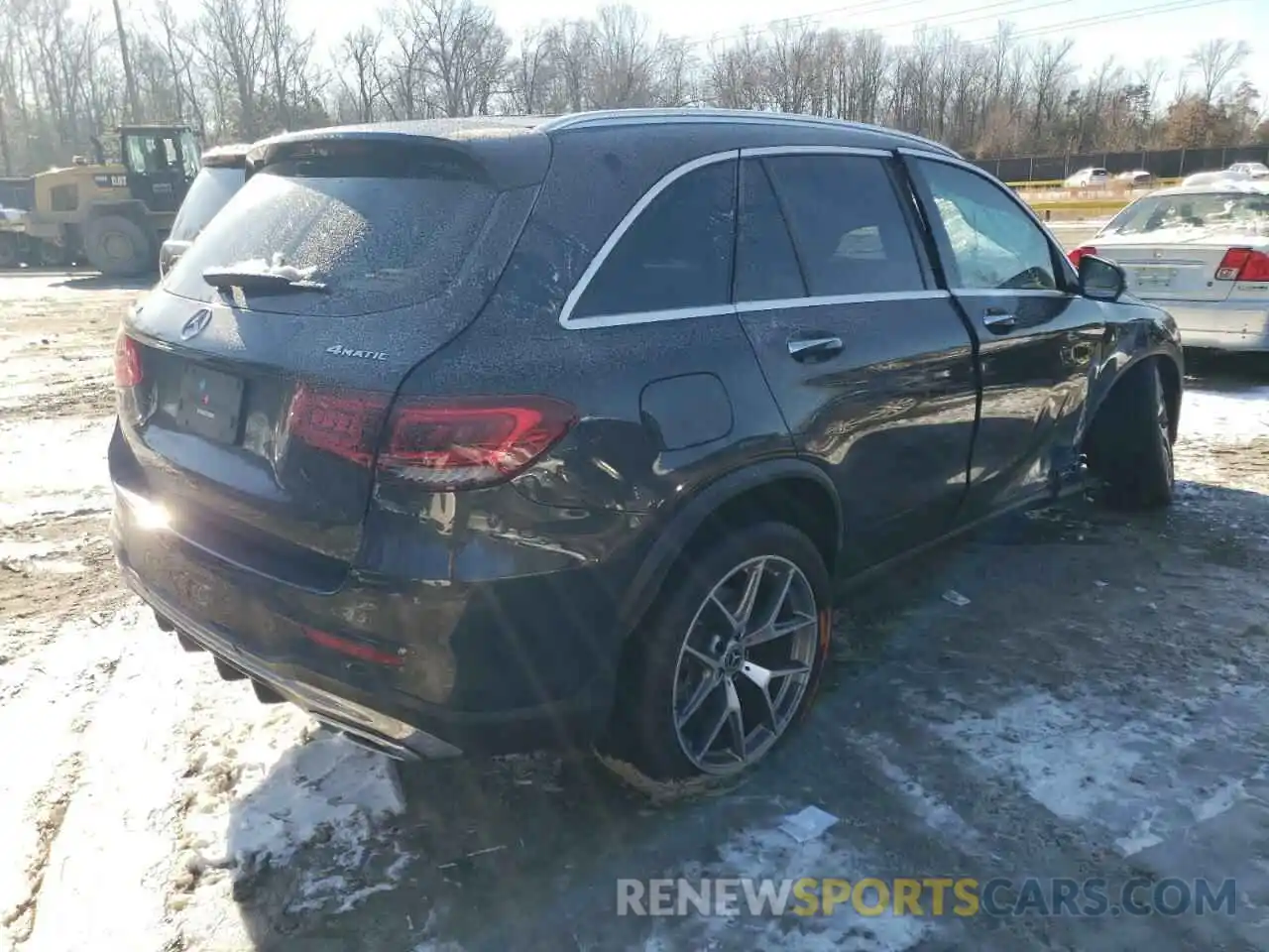 3 Photograph of a damaged car W1N0G8EB8NV363525 MERCEDES-BENZ GLC-CLASS 2022