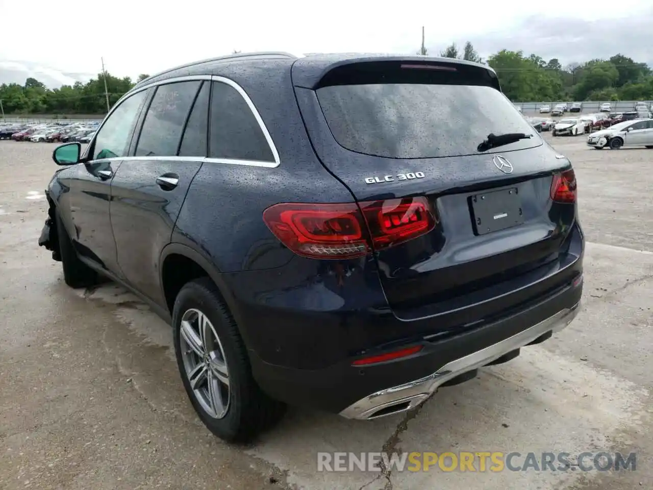 3 Photograph of a damaged car W1N0G8EB9NG069944 MERCEDES-BENZ GLC-CLASS 2022