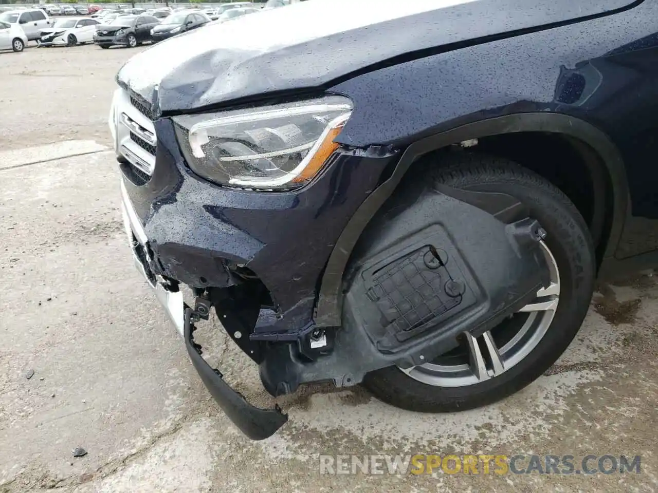 9 Photograph of a damaged car W1N0G8EB9NG069944 MERCEDES-BENZ GLC-CLASS 2022