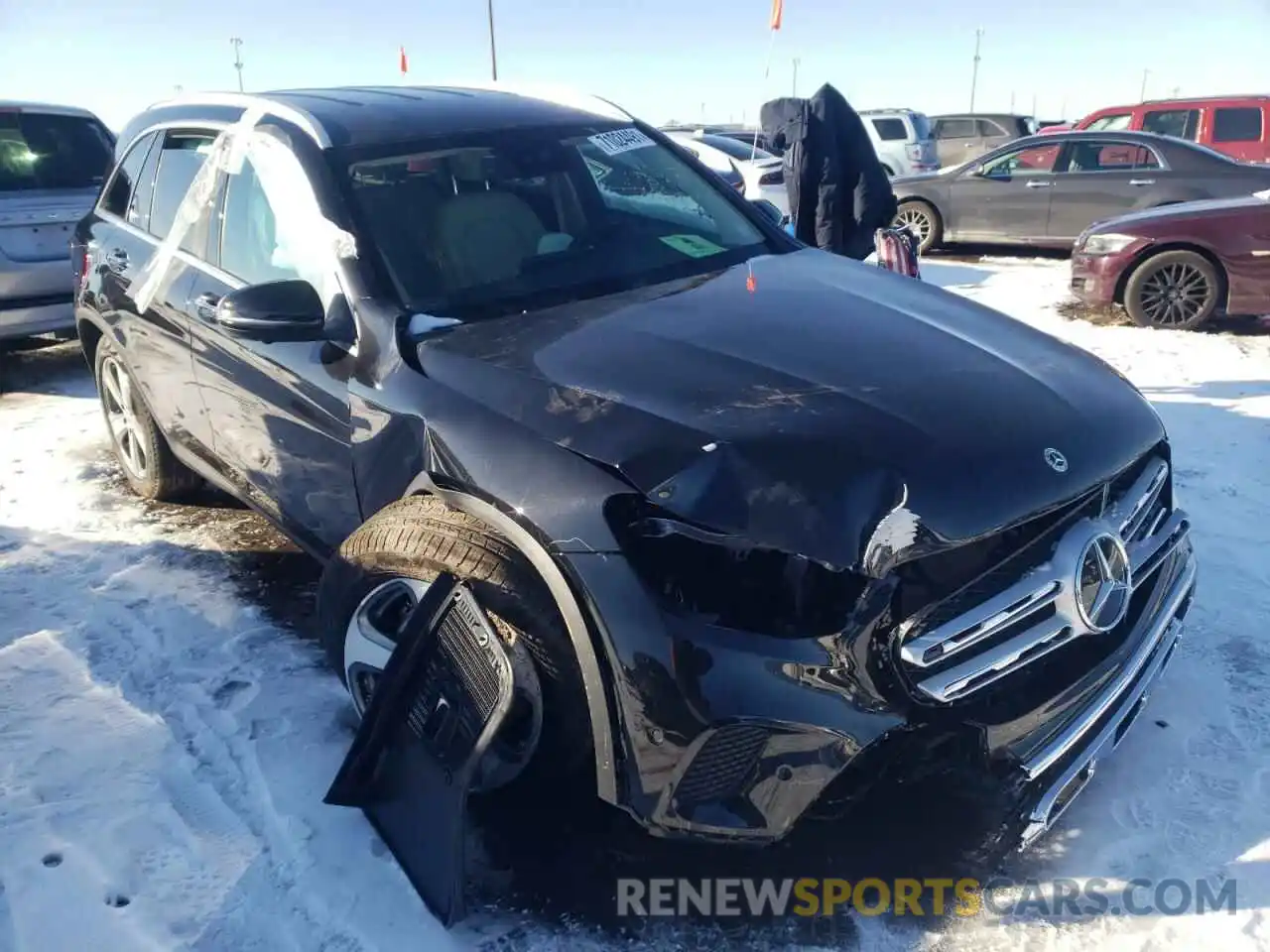 1 Photograph of a damaged car W1N0G8EBXNV333202 MERCEDES-BENZ GLC-CLASS 2022