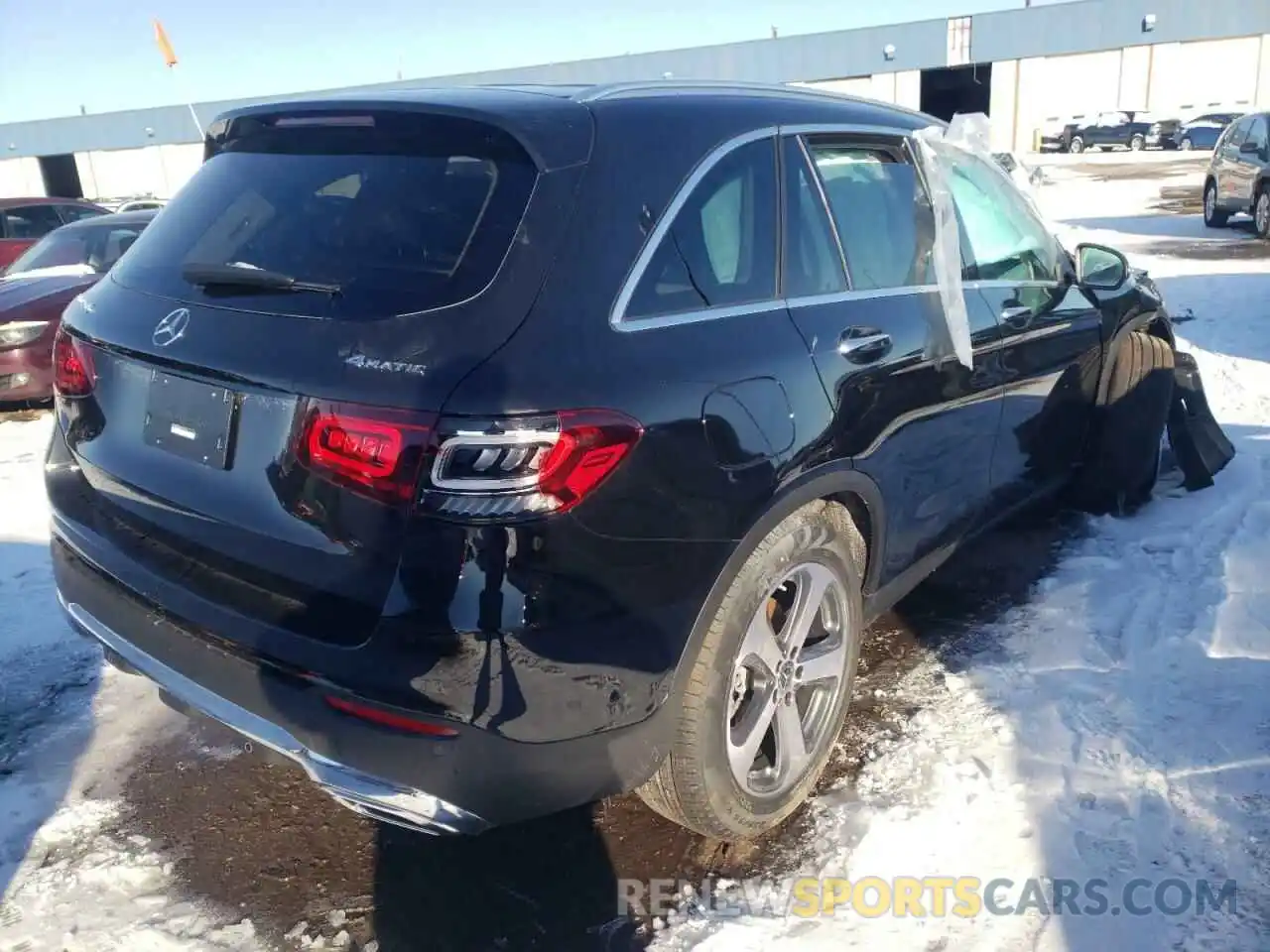 4 Photograph of a damaged car W1N0G8EBXNV333202 MERCEDES-BENZ GLC-CLASS 2022