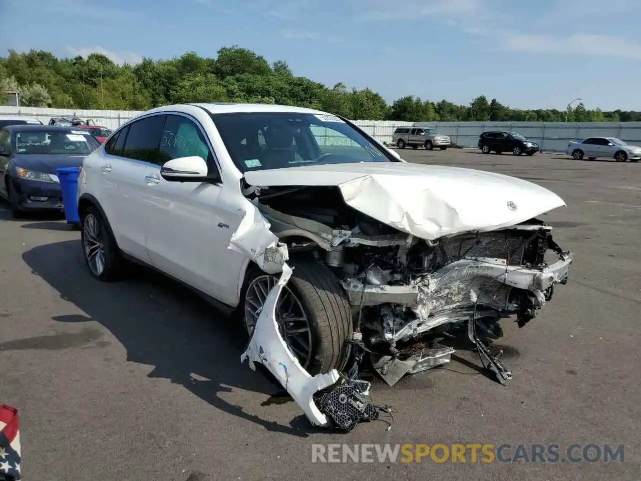 1 Photograph of a damaged car W1N0J6EB1NG026284 MERCEDES-BENZ GLC-CLASS 2022