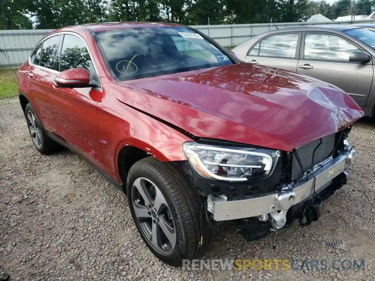 1 Photograph of a damaged car W1N0J8EB2NG039573 MERCEDES-BENZ GLC-CLASS 2022